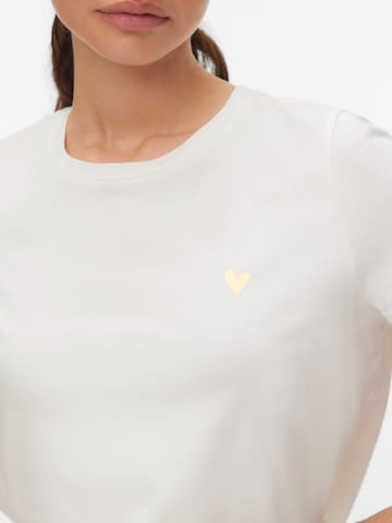 VERO MODA Koszulka 'VMVIVA' w kolorze biały