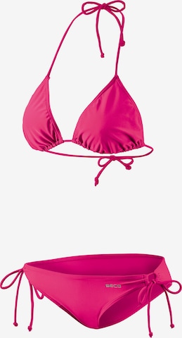 BECO the world of aquasports Triangle Bikini in Pink