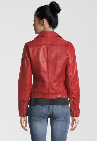 H.I.S Lederjacke in Rot