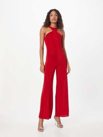 WAL G. Jumpsuit in Red: front