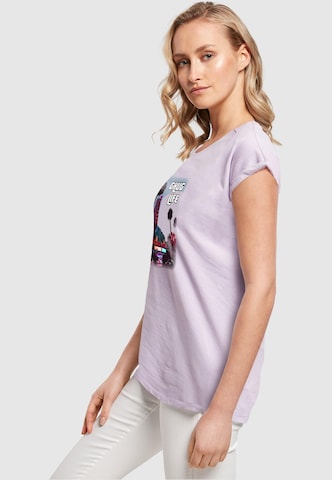 T-shirt 'Grand Thug Life' Merchcode en violet