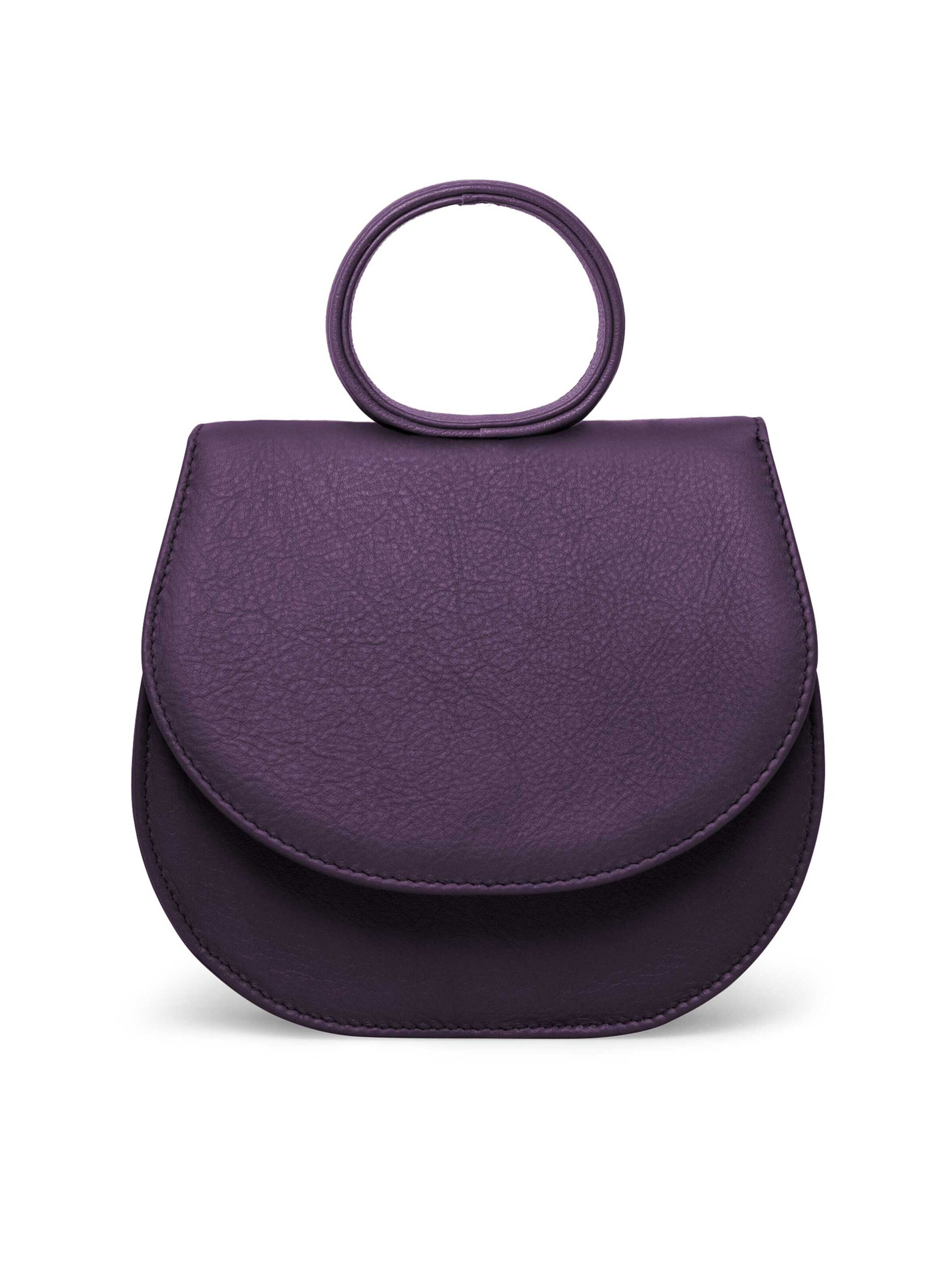 Gretchen Handbag 'Ebony Mini Loop' in Purple: front
