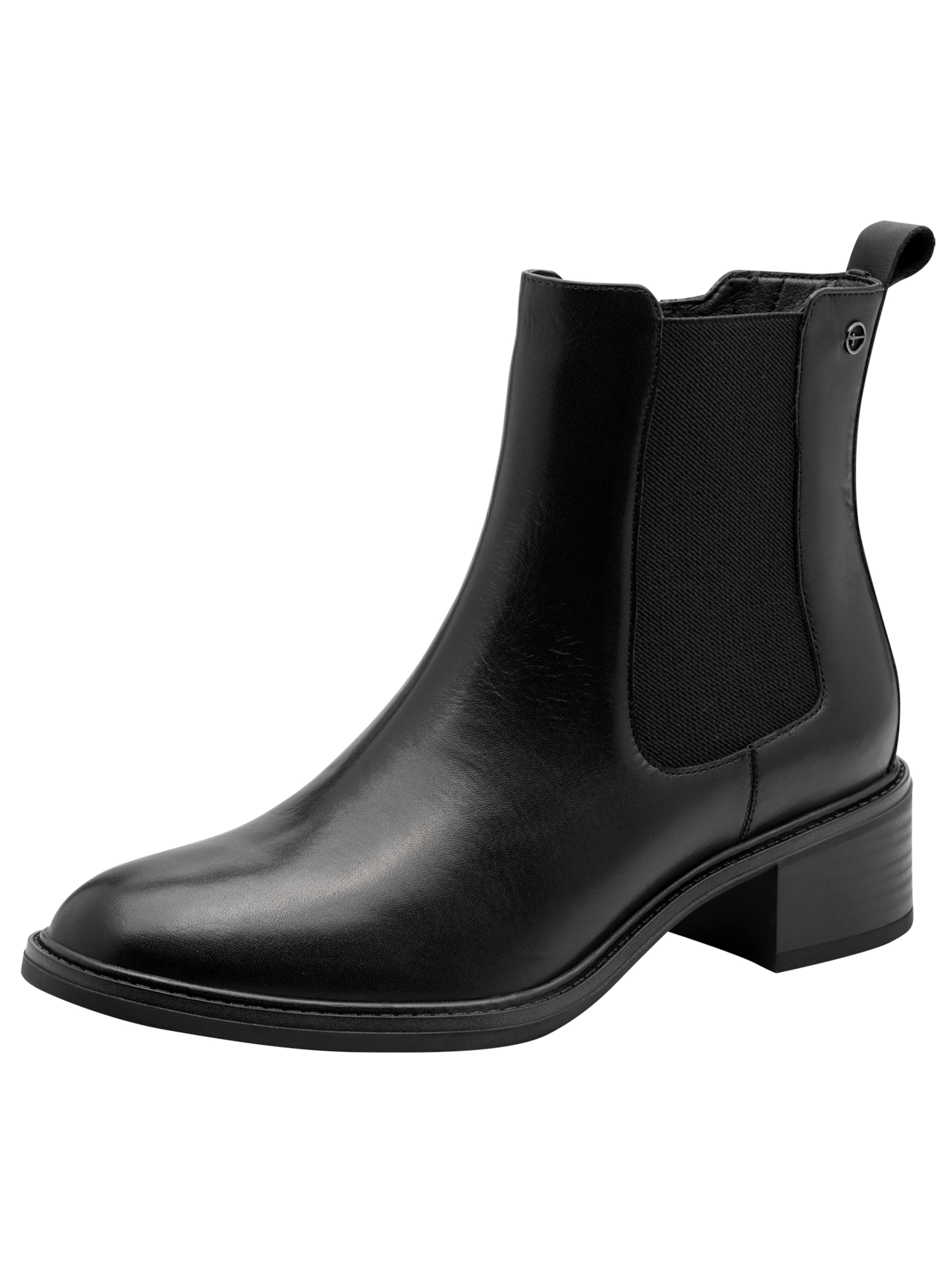 Bottines Tamaris en noir : devant