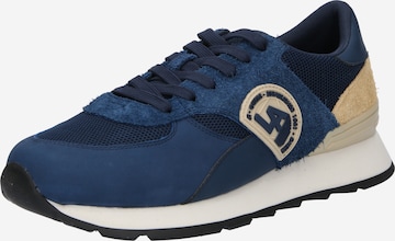 Sneaker bassa 'FANO' di GUESS in blu: frontale