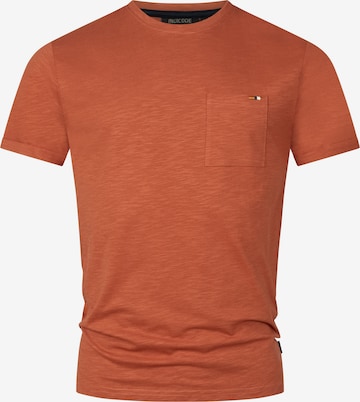 INDICODE JEANS Shirt 'Andorra' in Oranje: voorkant