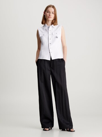 Calvin Klein Jeans Bluse 'Milano' in Weiß