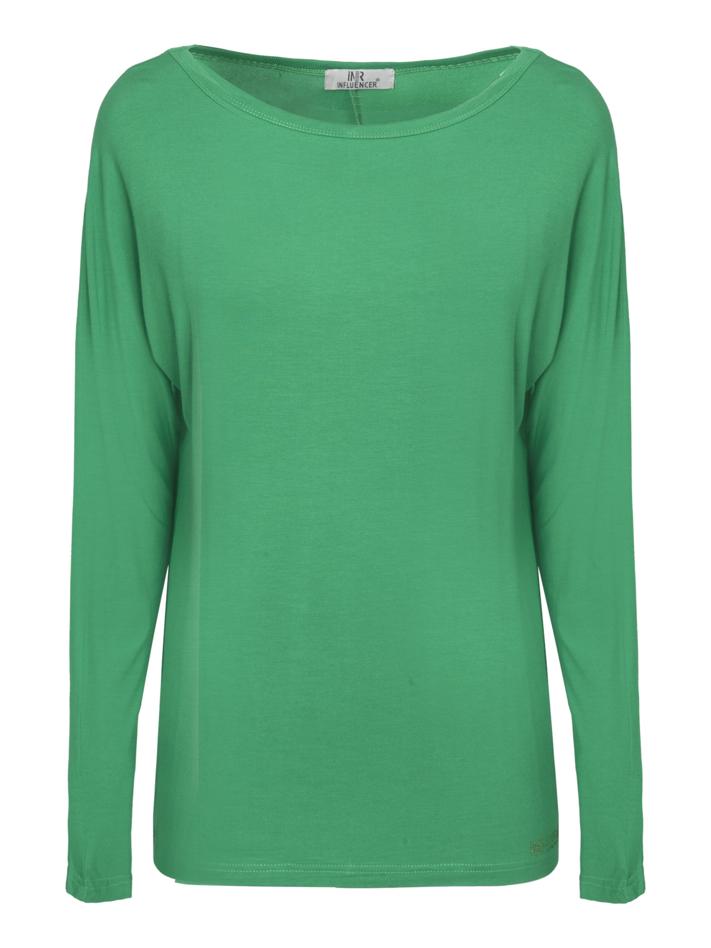 Influencer Tričko - Zelená: predná strana