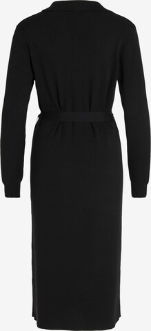 VILA Knitted dress 'Marla' in Black