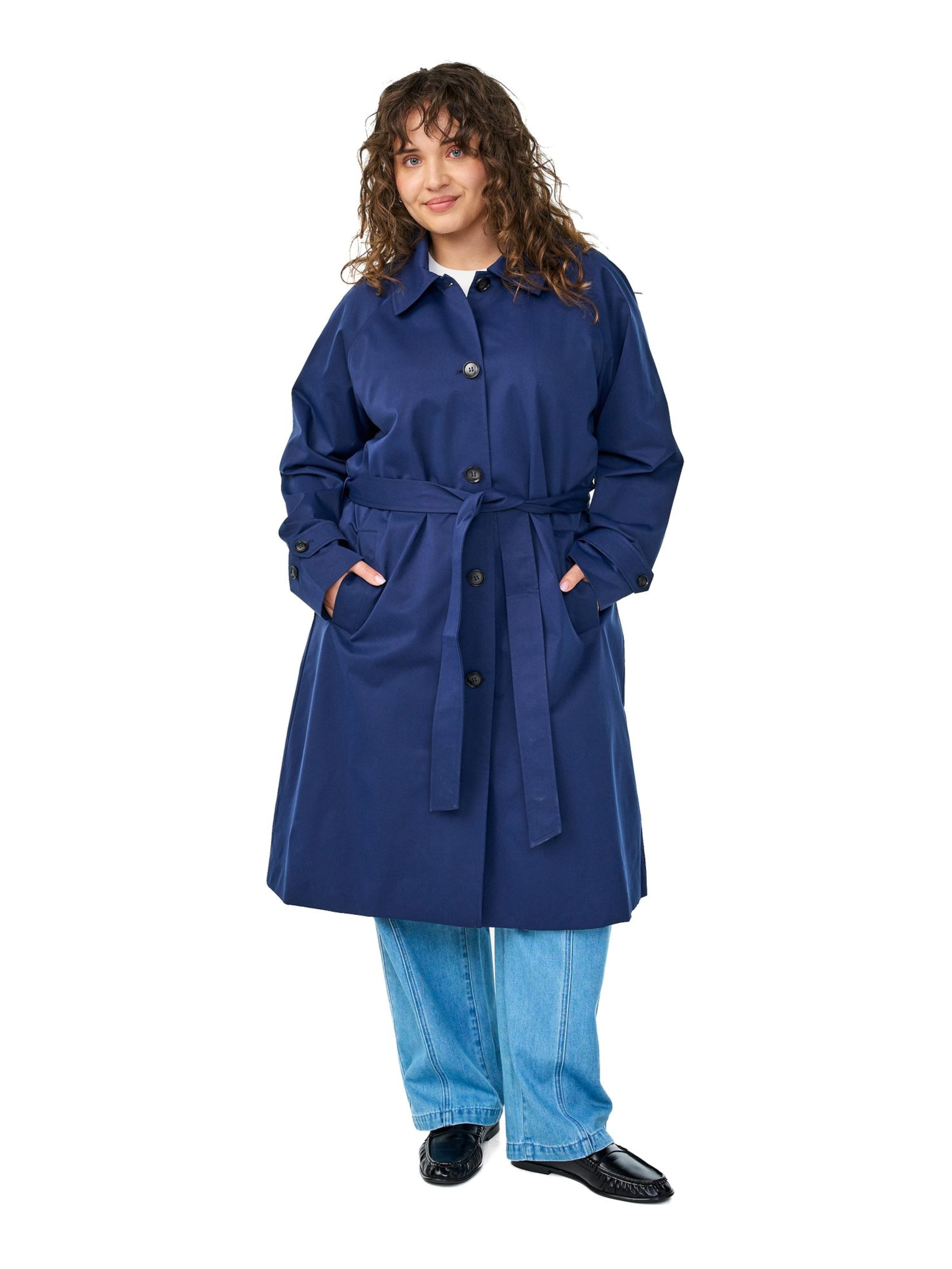 zils Zizzi Starpsezonu mētelis 'MPALMA': no priekšpuses