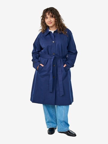 mėlyna Zizzi Demisezoninis paltas 'MPALMA': priekis