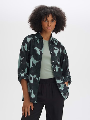 OPUS Blouse 'Fumine' in Groen: voorkant