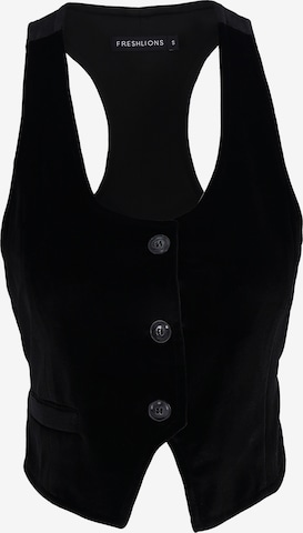 FRESHLIONS Vest in Black: front