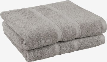 SCHIESSER Towel 'Palma' in Silver: front