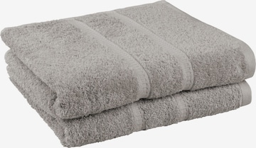 SCHIESSER Towel 'Palma' in Silver: front