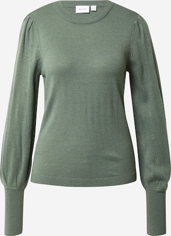 VILA Sweater 'AVA' in Green: front