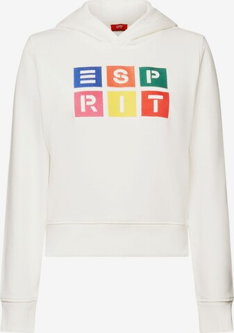 Sweat-shirt ESPRIT en blanc : devant