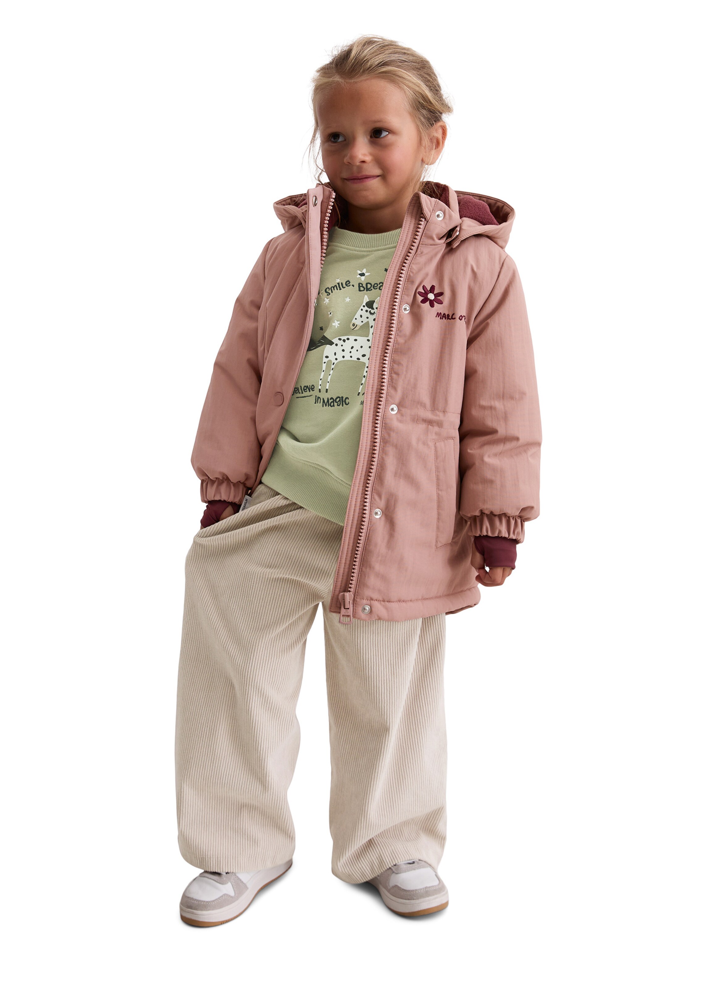 Marc O'Polo Between-season jacket in Pink: front
