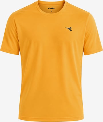 dzeltens Diadora T-Krekls: no priekšpuses