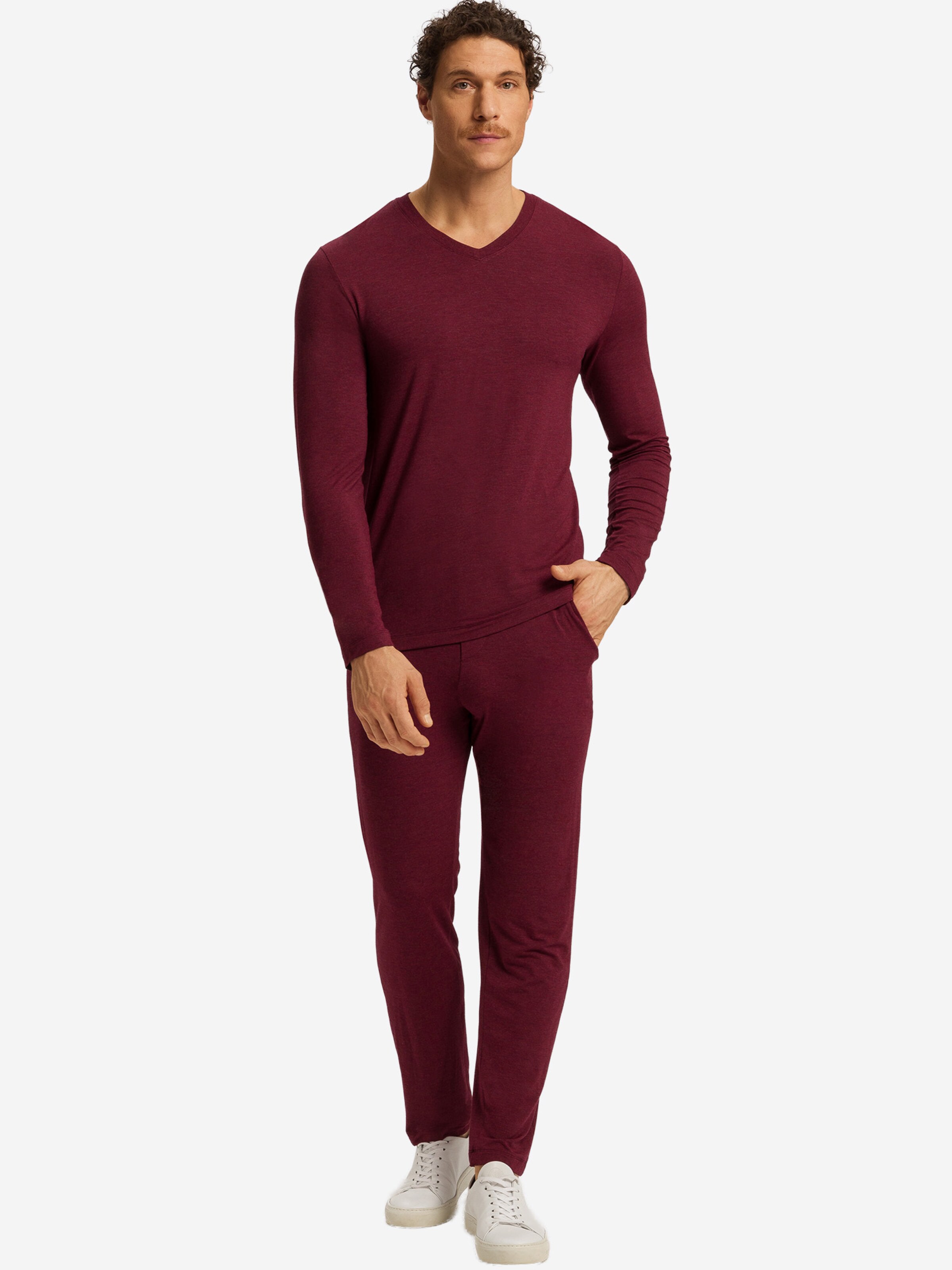 T-Shirt ' Casuals ' Hanro en rouge