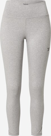 Skinny Pantaloni sportivi di Reebok in grigio: frontale