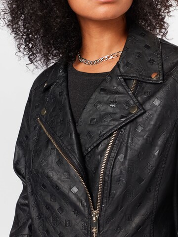 River Island Plus Bikerjacke in Schwarz