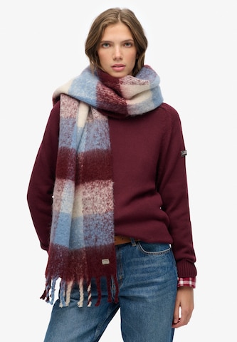 Superdry Sjaal in Rood: voorkant