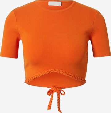 Maglietta 'Dilane' di LeGer by Lena Gercke in arancione: frontale