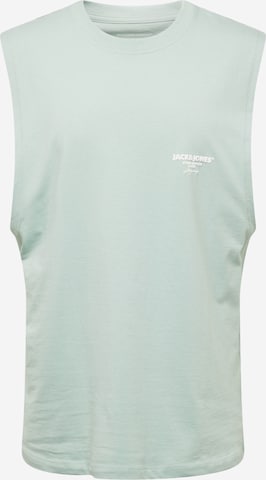 Tricou 'BORA' de la JACK & JONES pe verde: față