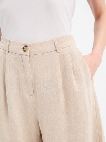 MSCH COPENHAGEN Regular Pleat-front trousers ' Viana Ginia ' in Grey