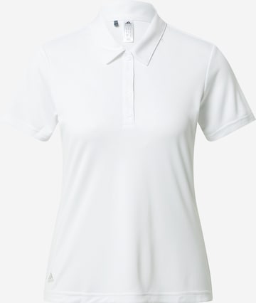 ADIDAS GOLF Funksjonsskjorte i hvit: forside