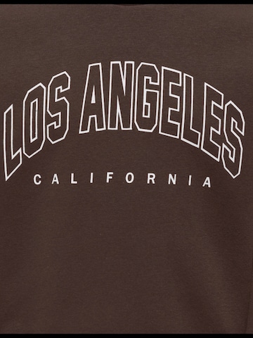 ONLY GIRLS Sweatshirt 'KOGSWEAT' in Bruin