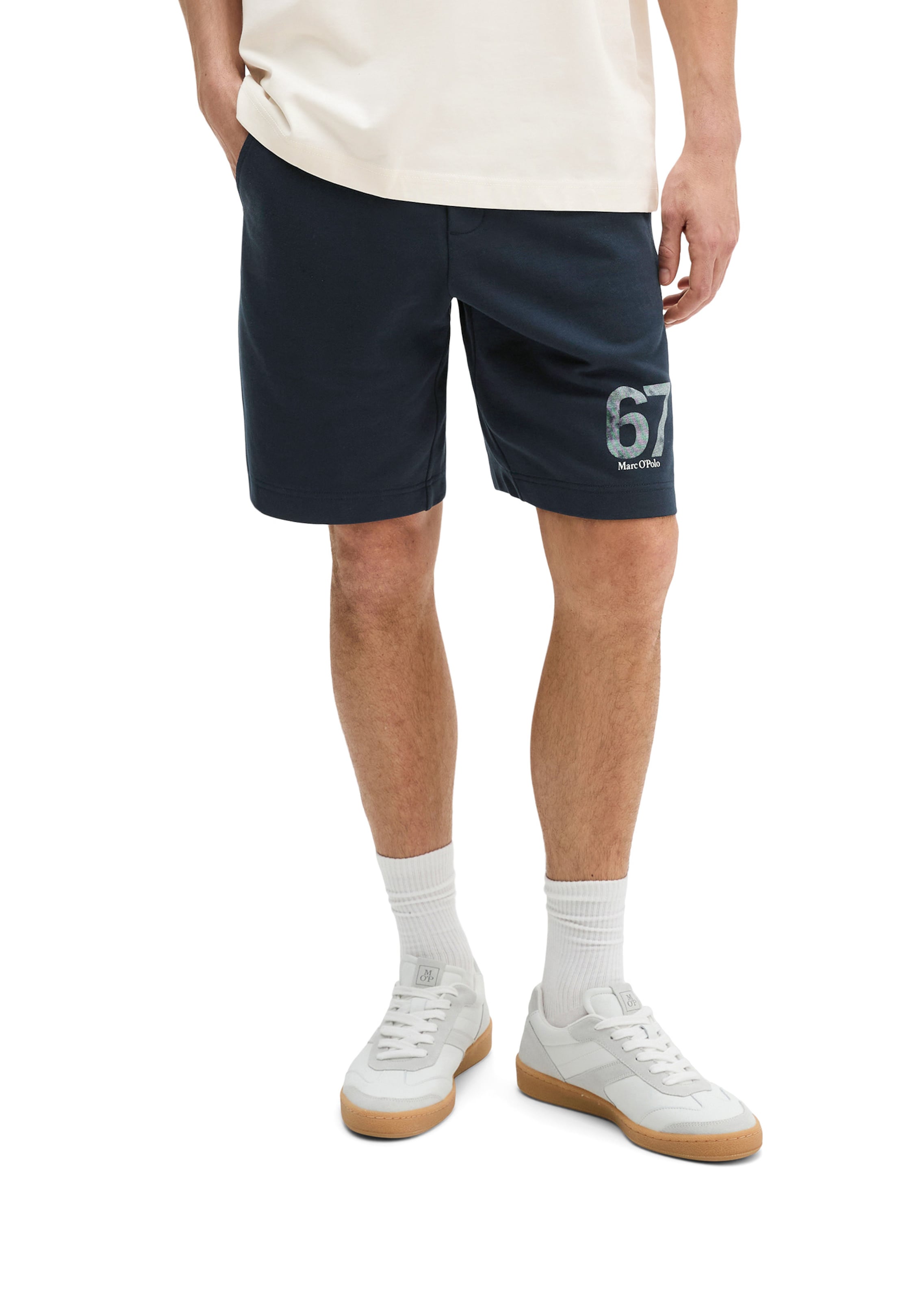 Marc O'Polo Regular Hose in Blau: Vorderseite