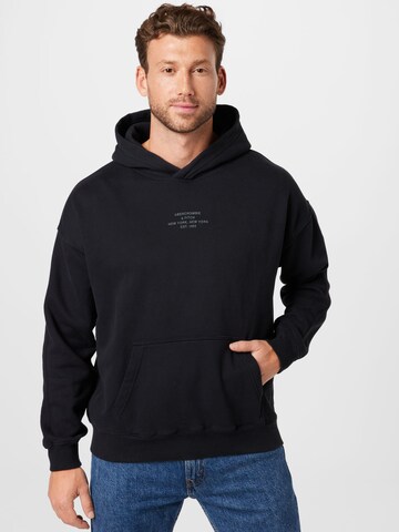 Abercrombie & Fitch Sweatshirt in Black: front