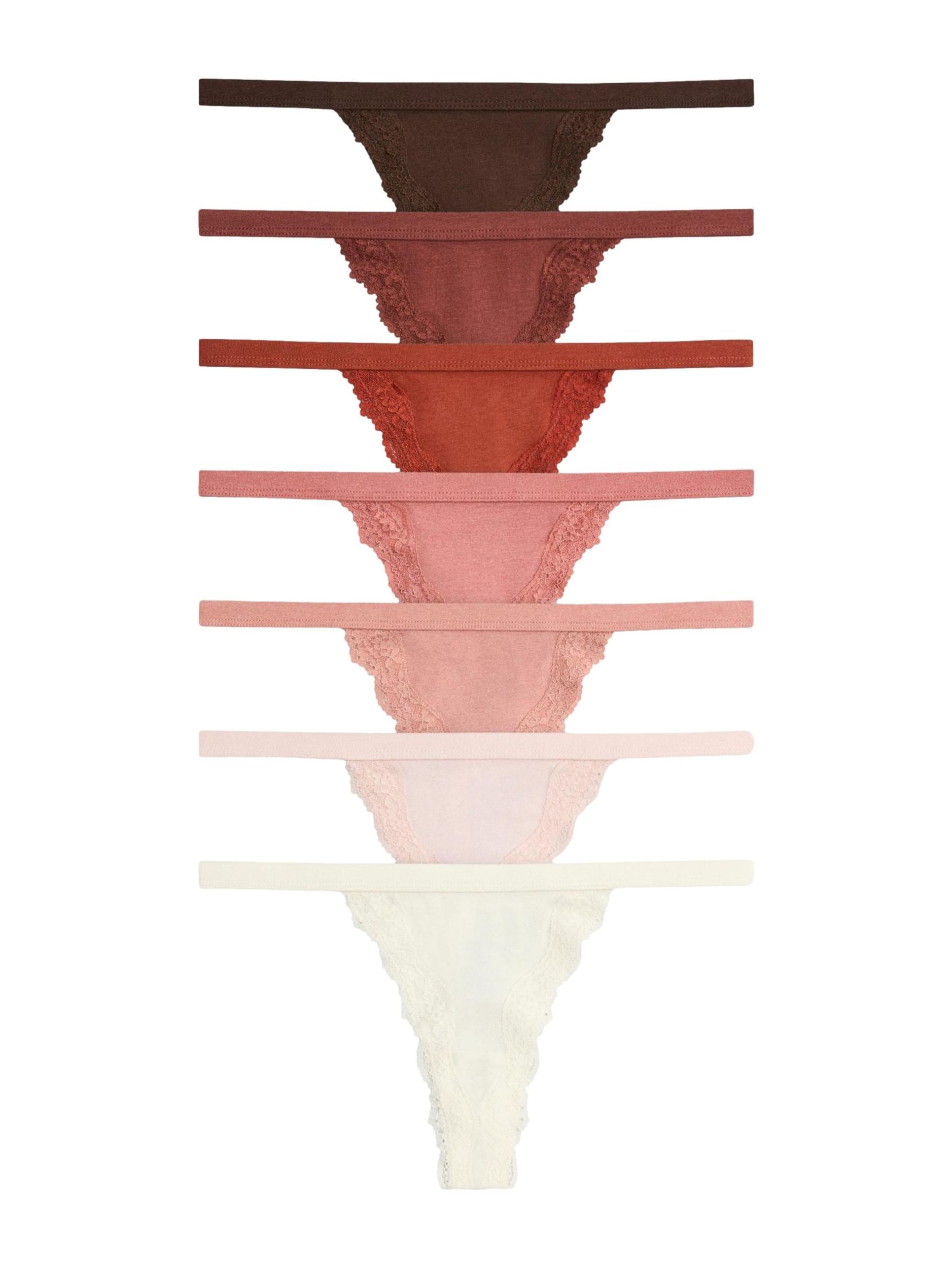 The Set String in Beige: Vorderseite