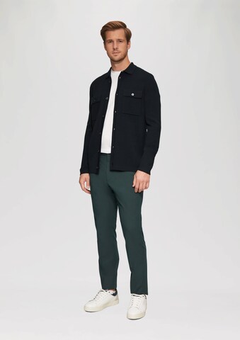 s.Oliver BLACK LABEL Gebreid vest in Blauw