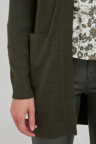 b.young Gebreid vest 'NONINA' in Groen