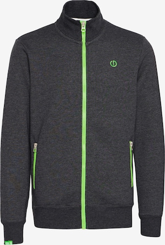 !Solid - Sudadera con cremallera 'BennTrack' en gris: frente