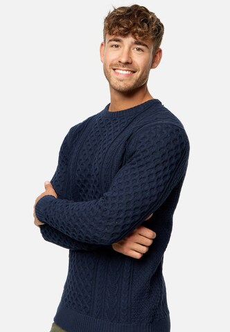 INDICODE JEANS Pullover in Blau