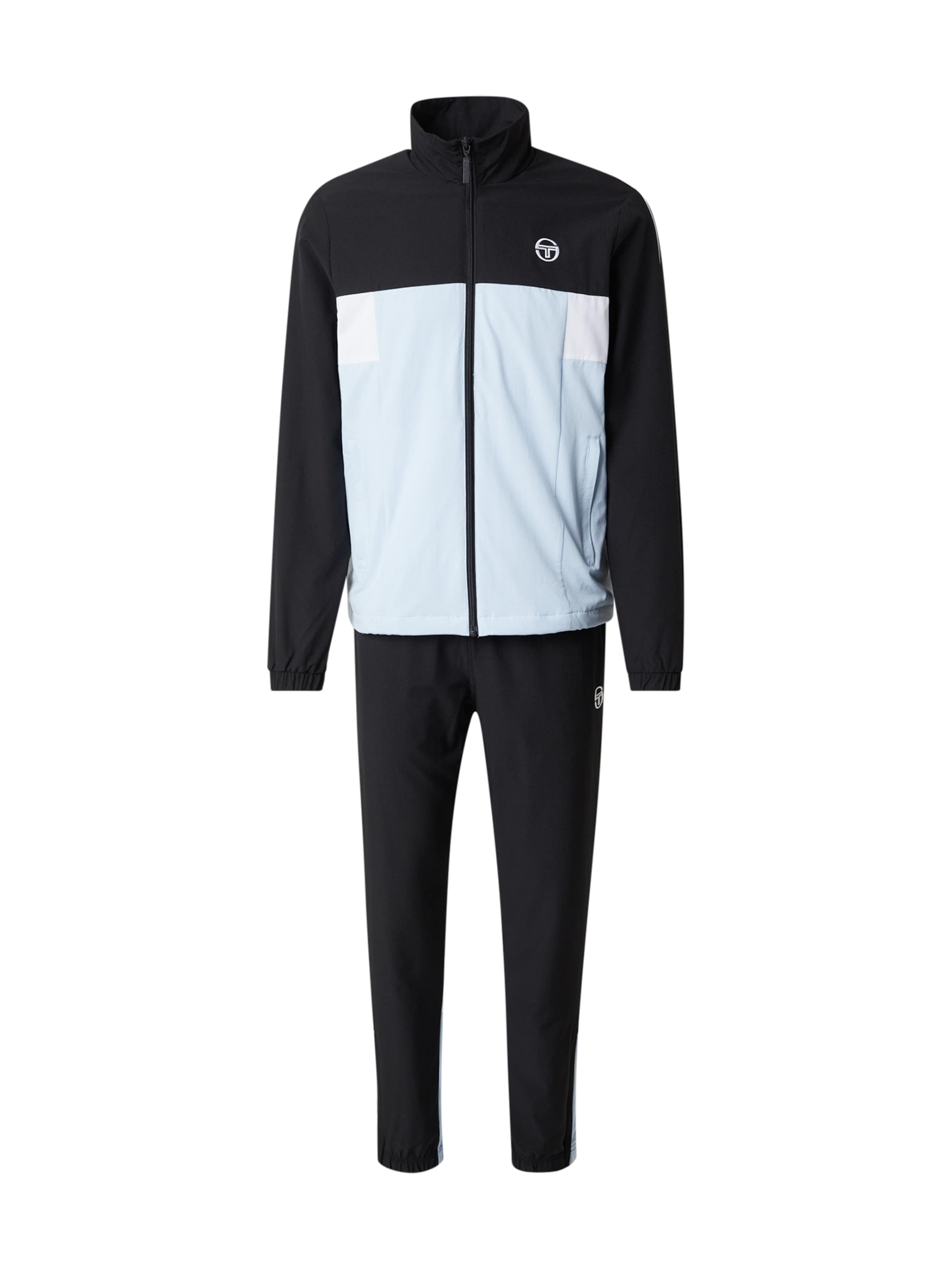 Sergio Tacchini Облекло за трениране в черно: отпред