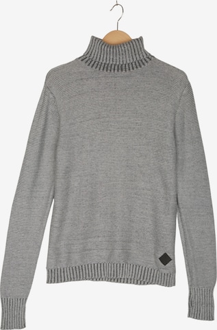 JACK & JONES Sweater & Cardigan in M in Grey: front