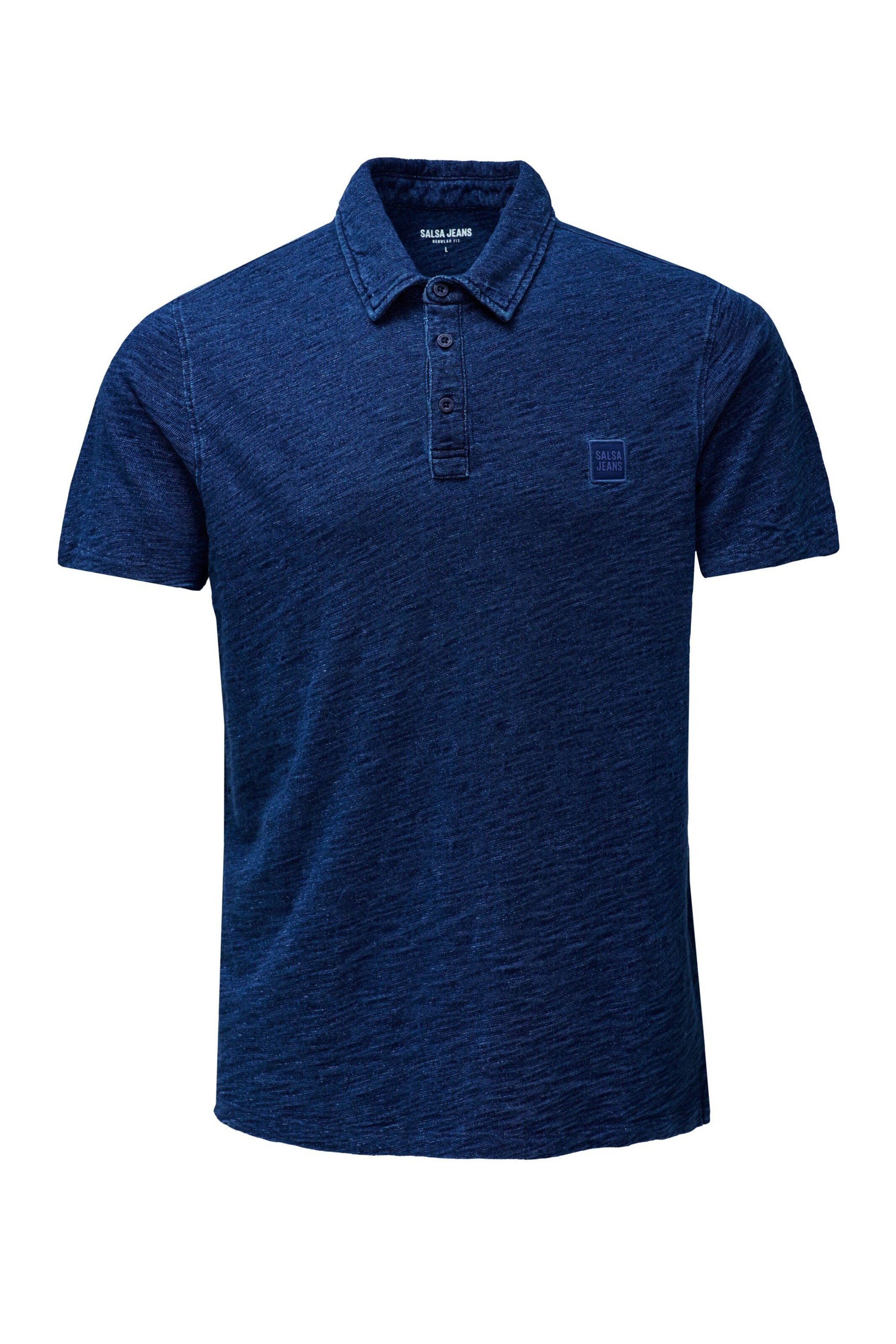 Salsa Jeans Poloshirt in Blau: Vorderseite