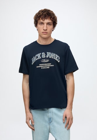 JACK & JONES Μπλουζάκι 'JJEDENVER' σε μπλε: μπροστά