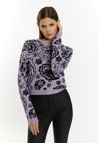 Pull-over 'Blonda' myMo ROCKS en violet