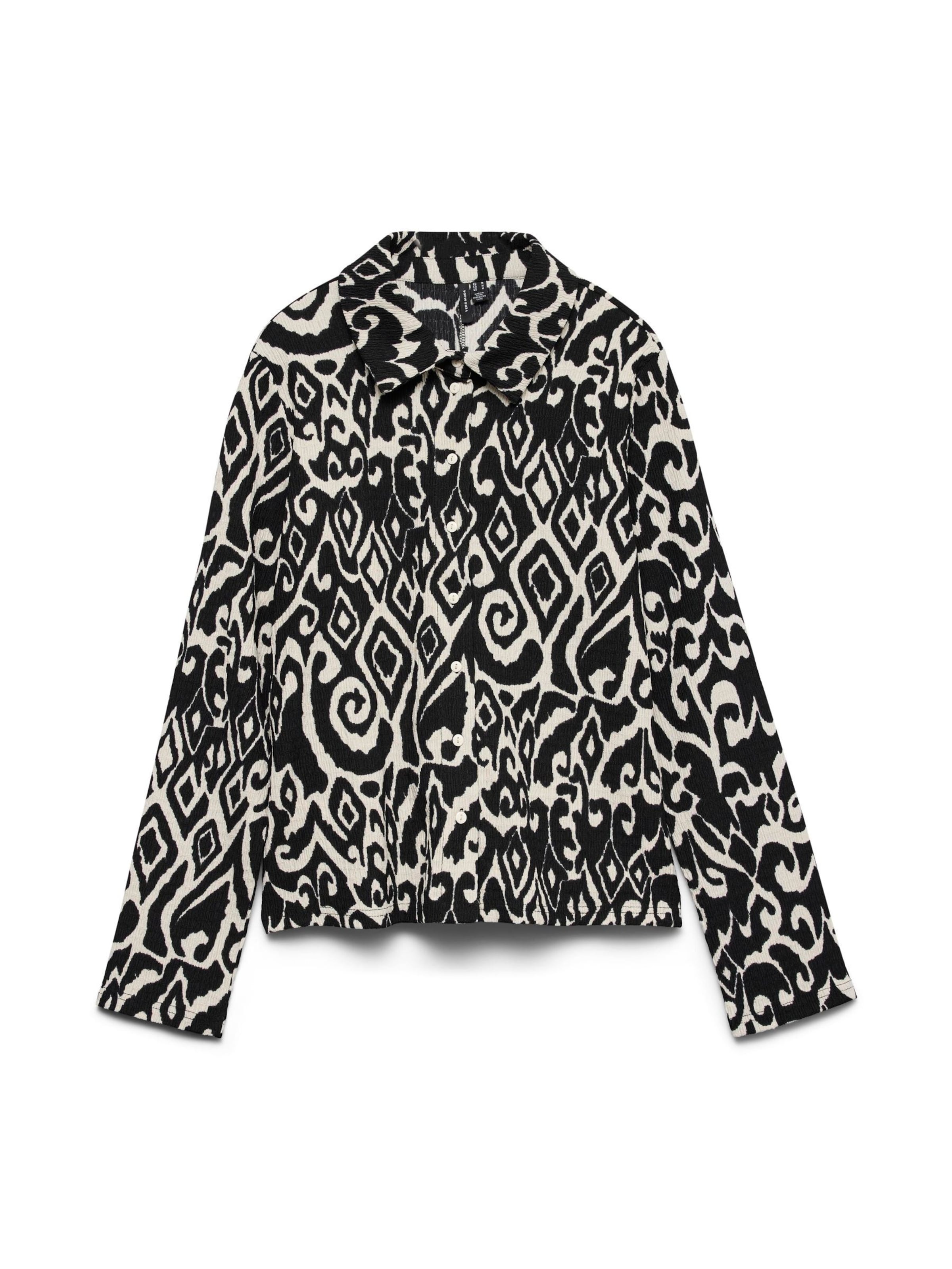 Chemisier 'VMFriga' VERO MODA en noir : devant