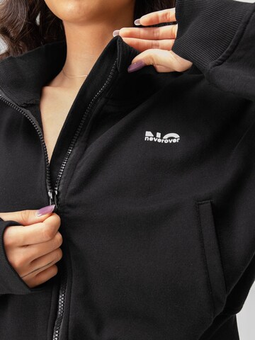 neverover Sportief sweatvest 'Novo' in Zwart