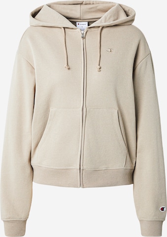 Champion Authentic Athletic ApparelGornji dio trenirke - bež boja: prednji dio