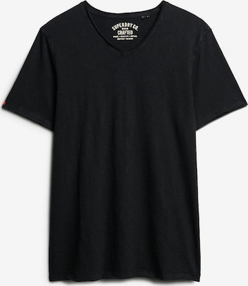 T-Shirt Superdry en noir : devant