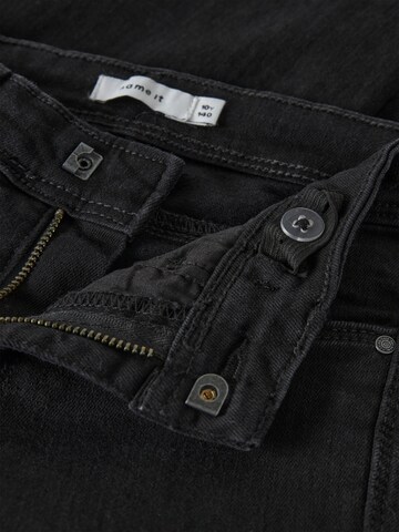 NAME IT Bootcut Jeans 'NKFPOLLY SKINNY BOOT JEANS 1142-AU'‌‌ in Schwarz