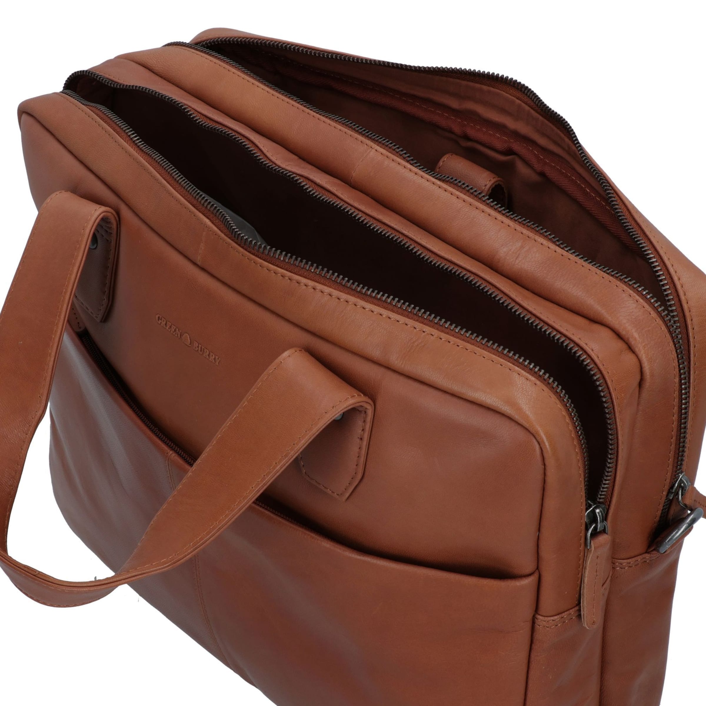 GREENBURRY Document Bag 'Fiorentina' in Brown