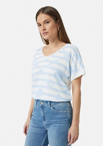 T-shirt comma casual identity en bleu : devant